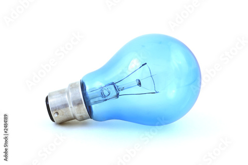 daylight simulation bulb, isolated on white