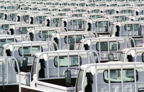 mer de camions photo