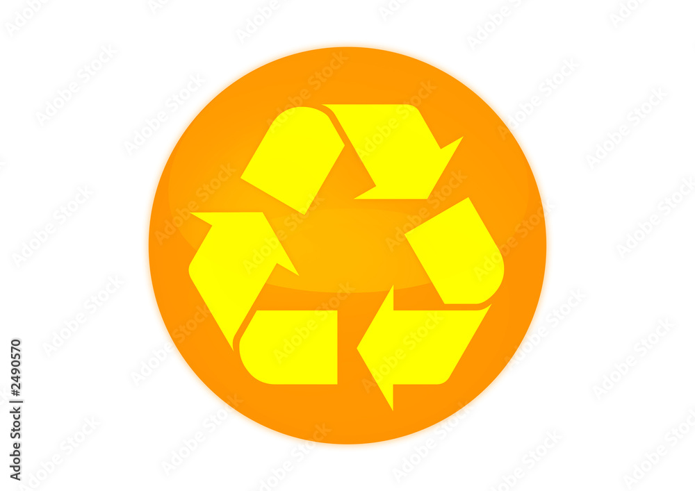 recycling icon aqua button recycling icon aqua button