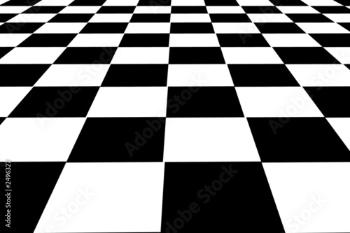 black and white