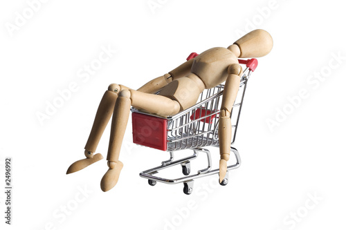 Φωτογραφία mannequin in a shopping cart