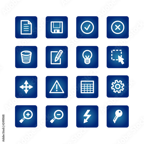 interface icons set
