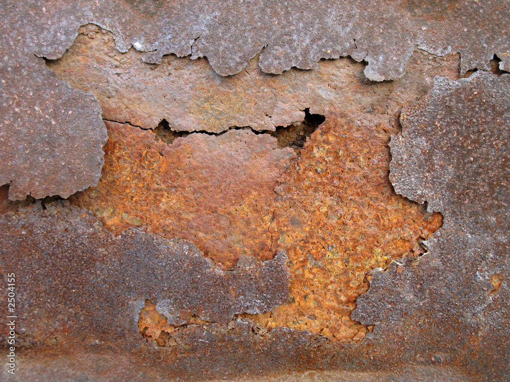 rust metal layers