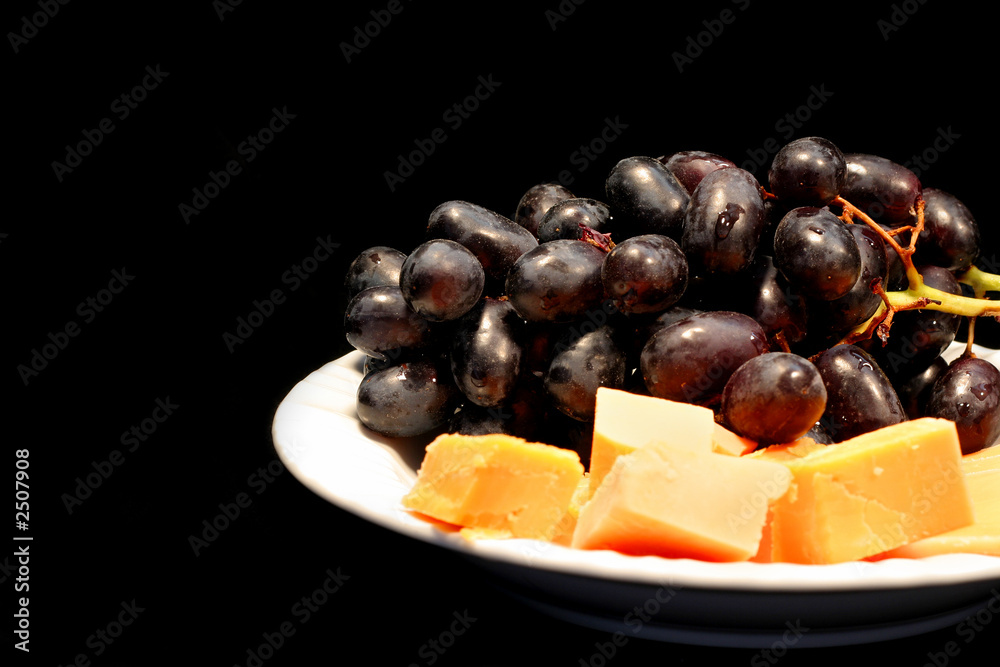 grapes and cheese grapes and cheese