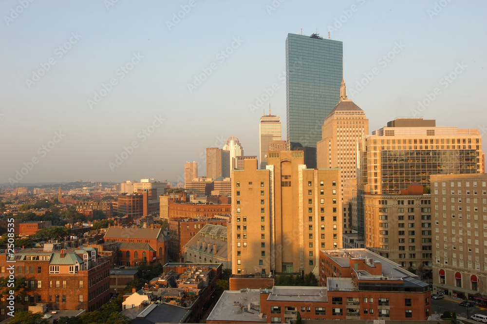 Obraz premium downtown boston view