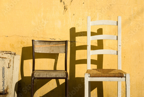 Fototapeta chaises à l'estaque