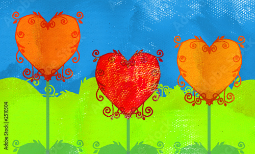 grunge hearts