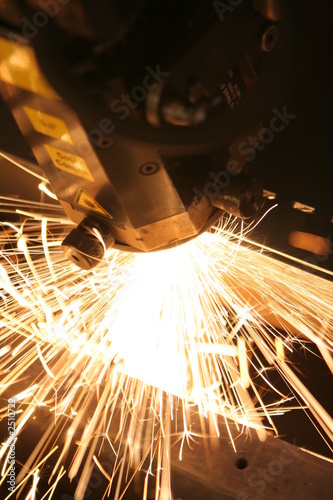 laser close-up