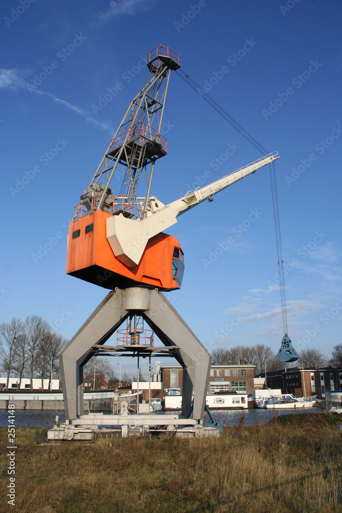 Fototapeta premium loading crane
