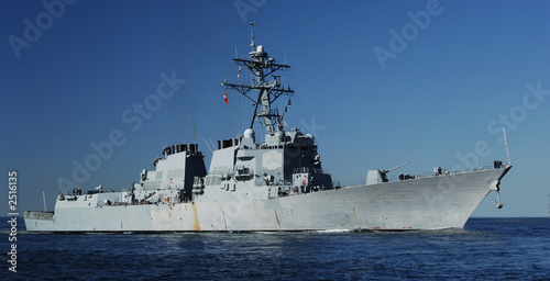 naval destroyer