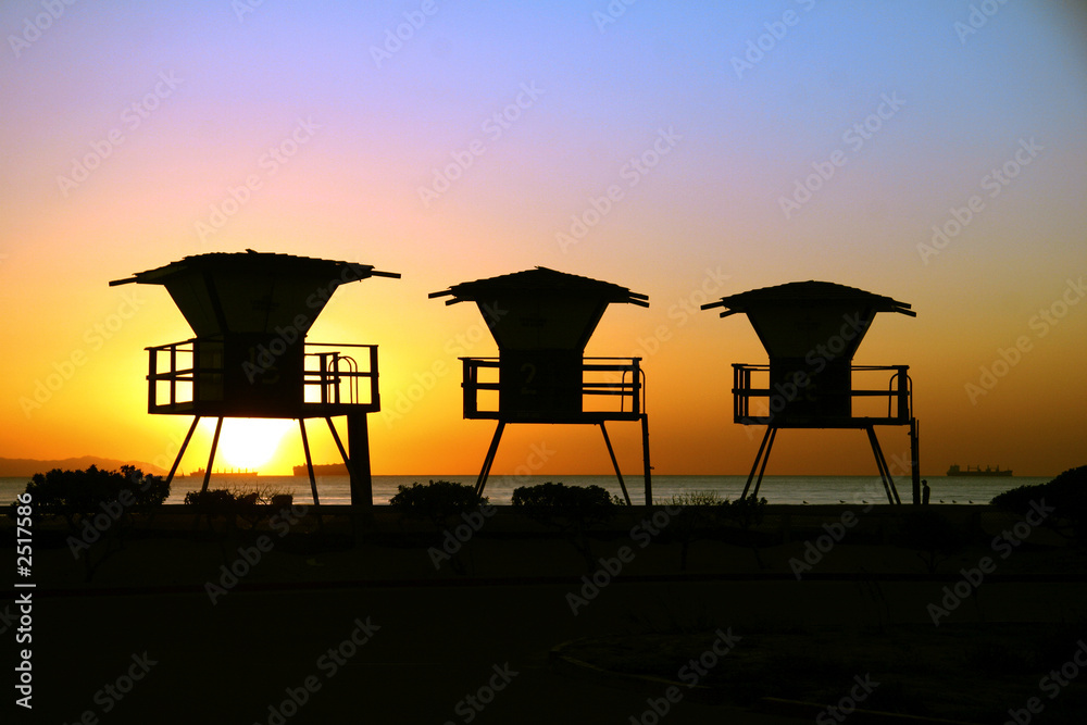 Naklejka premium summer sunset