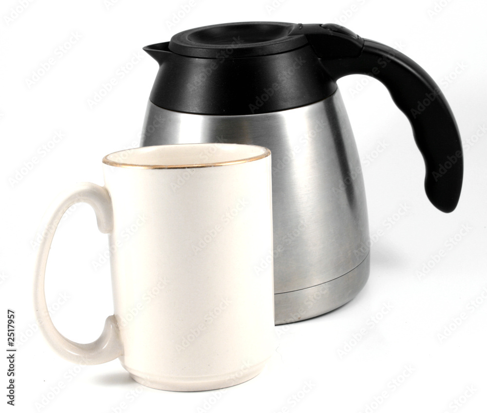coffee mug and carafe coffee mug and carafe