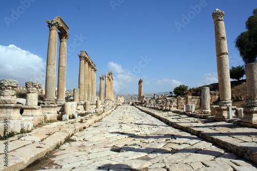 street in jerash