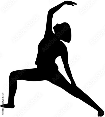 yoga silhouettes