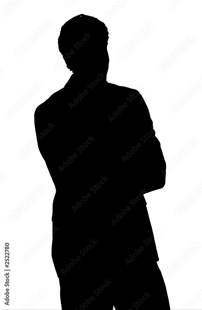 silhouette uomo business