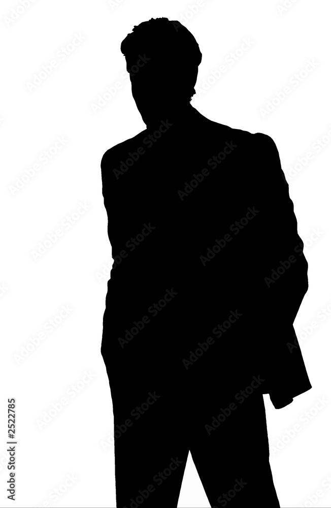 silhouette uomo business