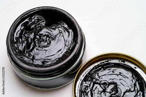 black shoe polish photo