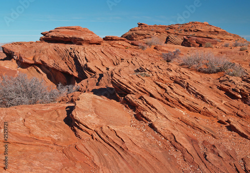 a rock formation in the glen canyon area