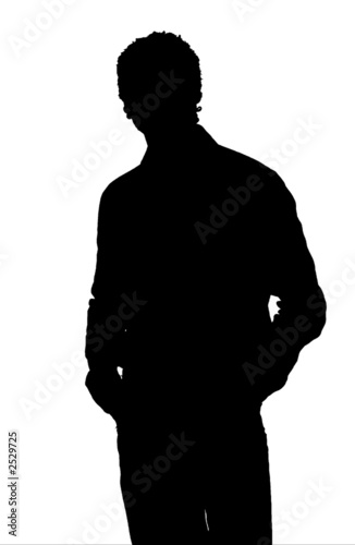 silhouette uomo
