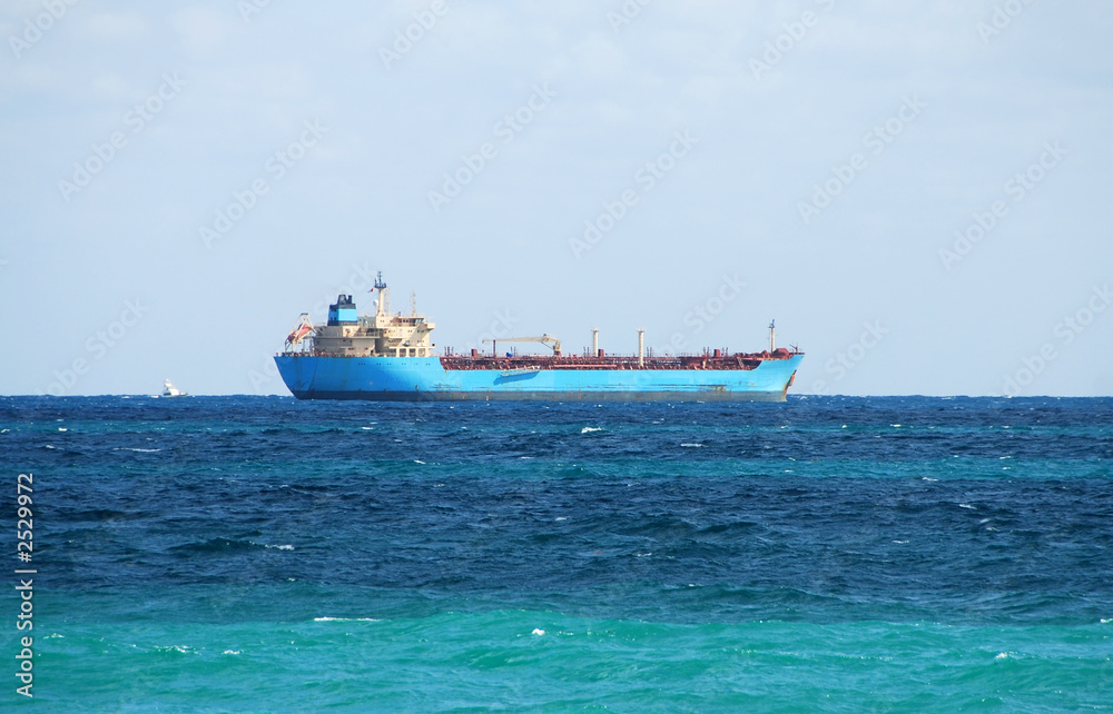 oceangoing cargo ship