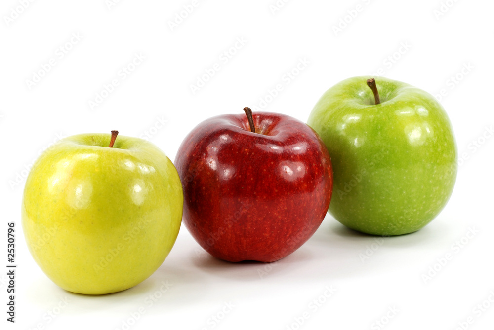 three apples