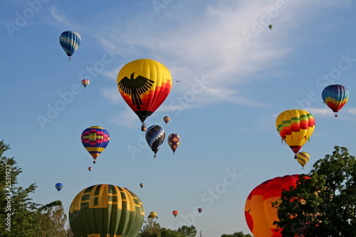 hot air balloons