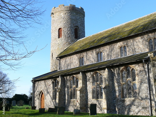a norfolk round tower church