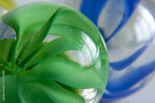 close up of marbles