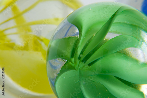 close up of marbles