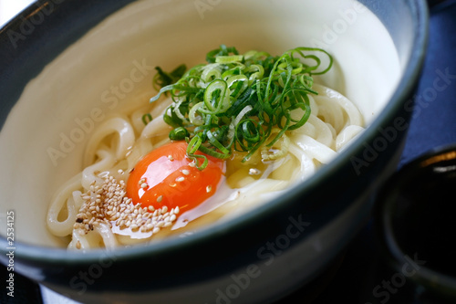 hot udon in broth