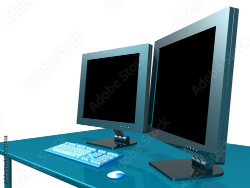 modern business desk