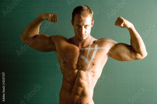 sexy muscular body builder © MaxFX