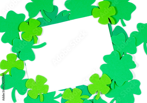 st. patrick's day note blank notecard