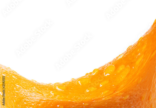 orange juice abstract