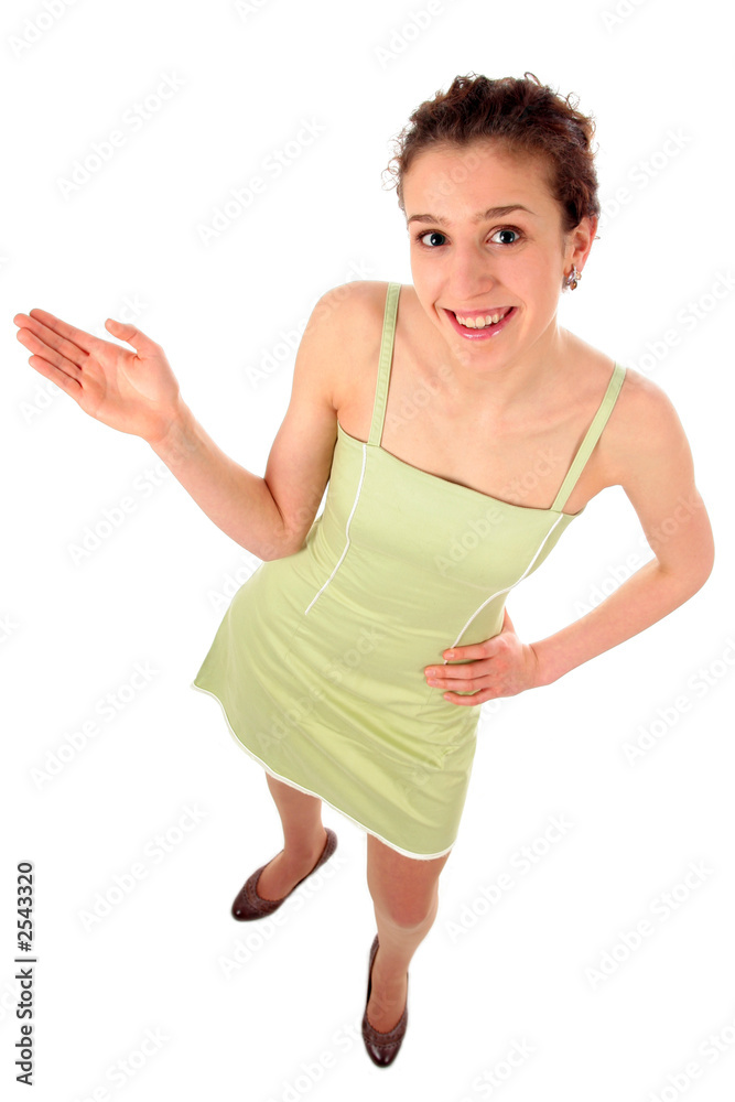 woman pointing woman pointing