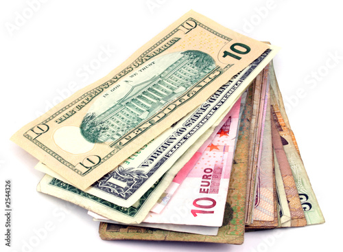 Obraz na plátne paper money - close up