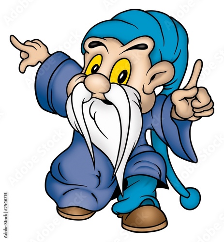 gnome & blue clothing