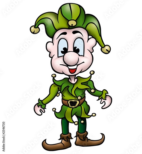 green smiling punch