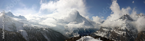 swiss alpine panorama © Antoine Beyeler