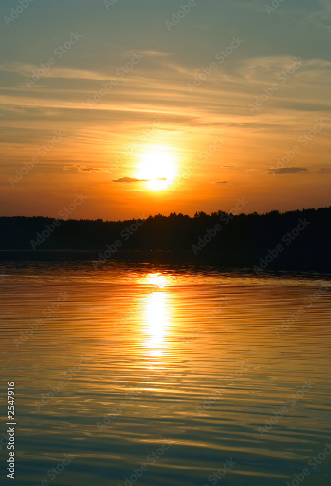 Fototapeta premium gorgeous sunset