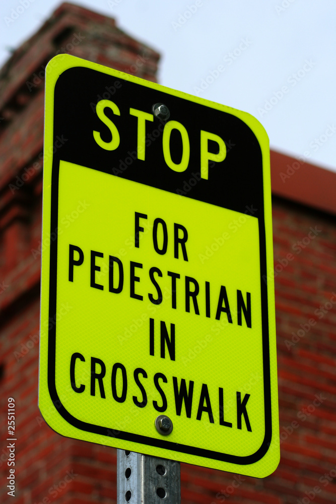 crosswalk sign crosswalk sign