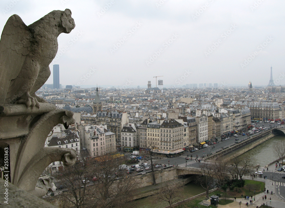 cityscape of paris