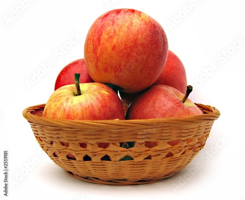 apples in basket