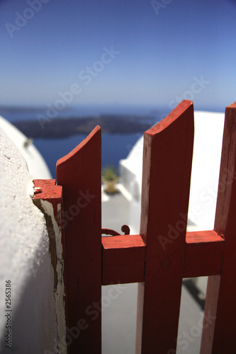 view through the gate photo