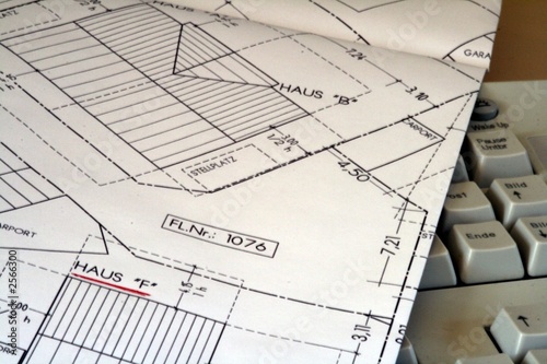 architektur plan, cad zeichnung