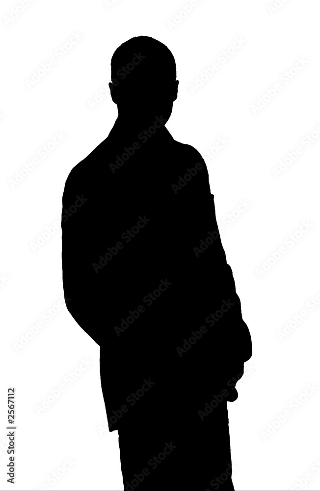 silhouette uomo business