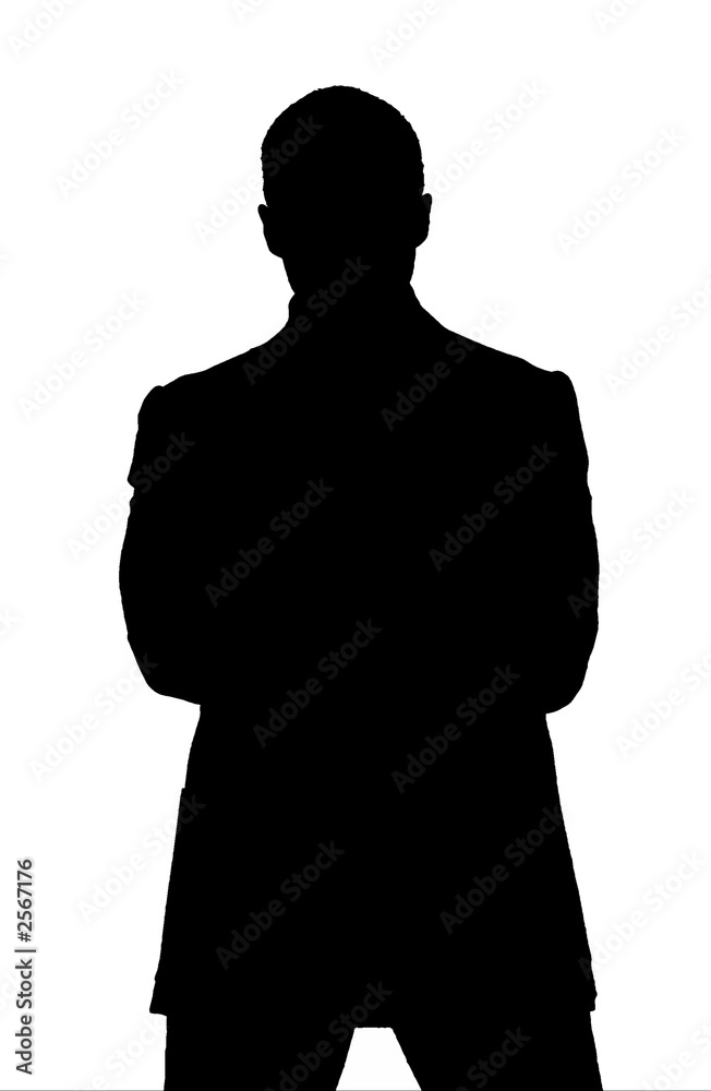 silhouette uomo business