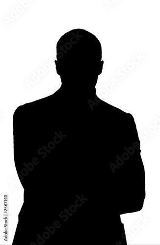 silhouette uomo business photo