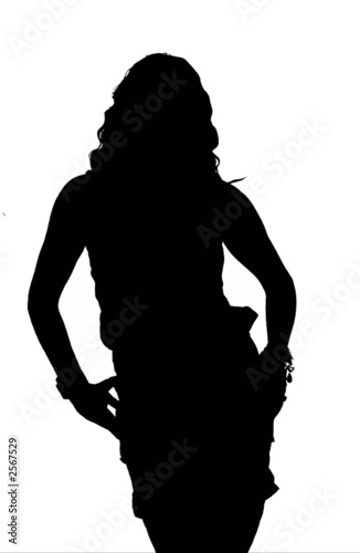 silhouette donna sexy