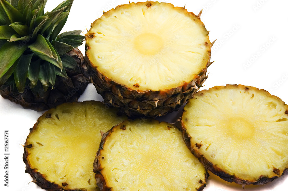 slice of pineapple slice of pineapple